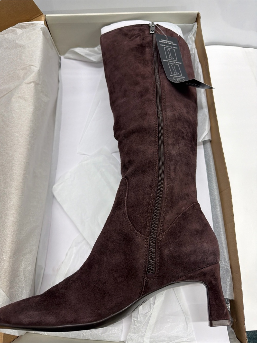 Deesha Mahogany NC 8 M Women’s  High Heels Over The Knee Boots